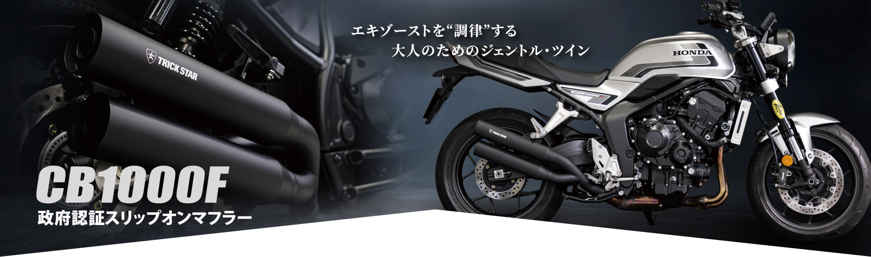CB1000F(25-)政府認証スリップオンマフラー