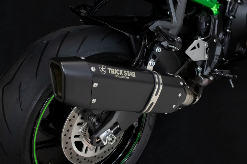 トリックスター イカヅチ 政府認証マフラー ninja250 ninja400