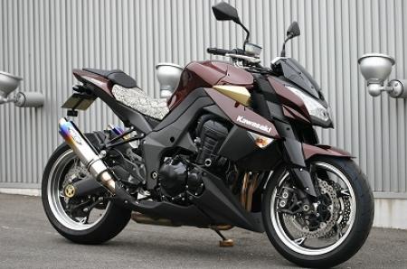 KAWASAKI 2010-18 z1000 チタン製 サイレンサーマフラー