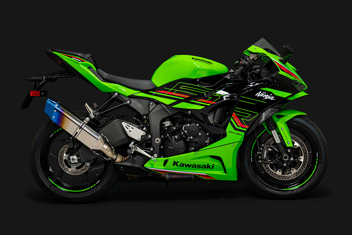 トリックスター / ZX-6R(24) 政府認証スリップオンマフラーIKAZUCHI