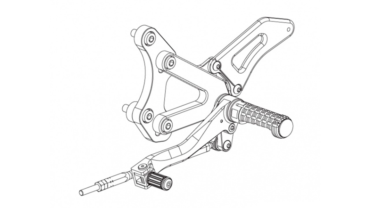 Z900RS(18-20)(21-25) バックステップキット　リペア左側ASSY