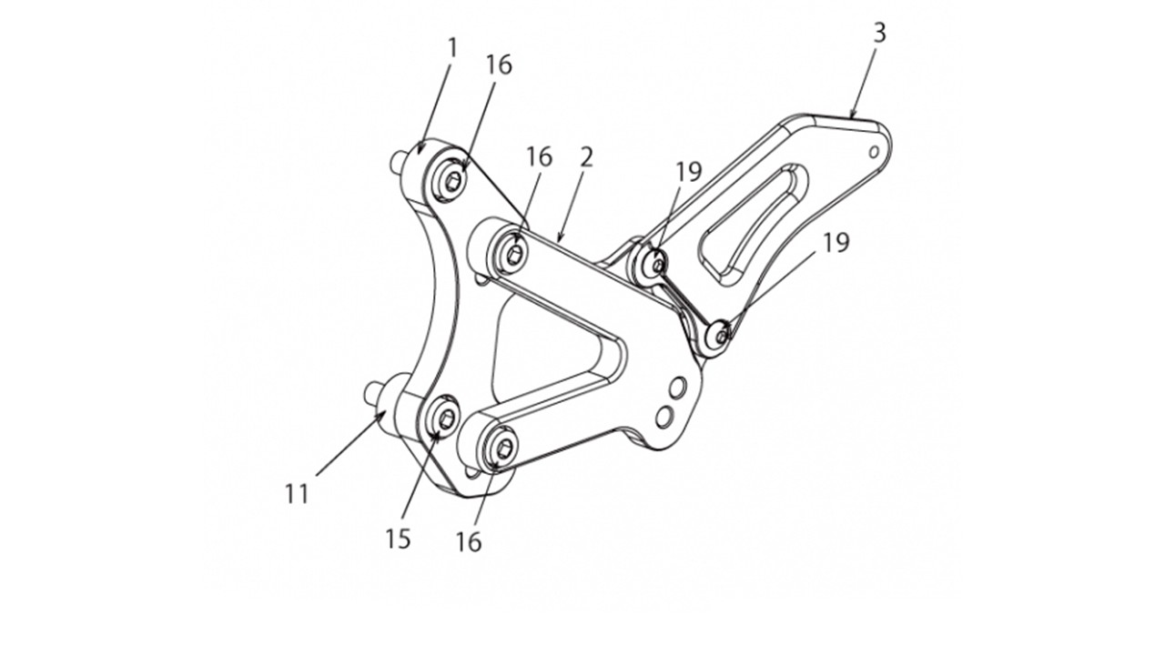 Z900RS(18-20)(21-25) バックステップキット　リペア左側プレートASSY