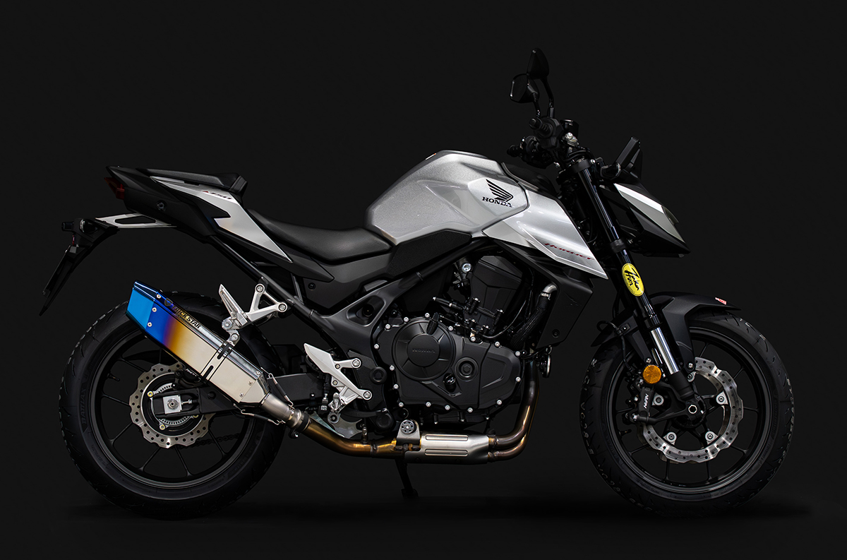 CB750 HORNET(25)政府認証スリップオンマフラーIKAZUCHI