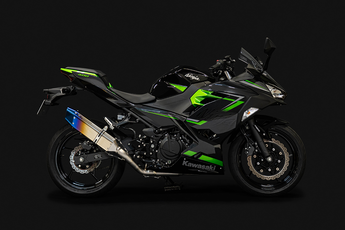 トリックスター イカヅチ 政府認証マフラー ninja250 ninja400