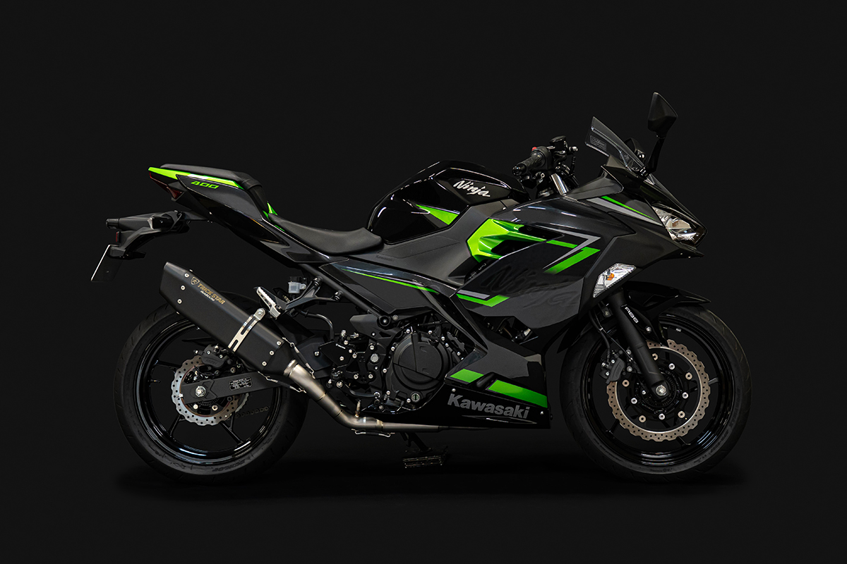 トリックスター / Ninja400 (2023) 政府認証フルエキゾーストマフラー