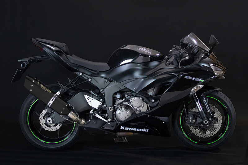 トリックスター / ZX-6R(19-22) 政府認証スリップオンマフラーIKAZUCHI