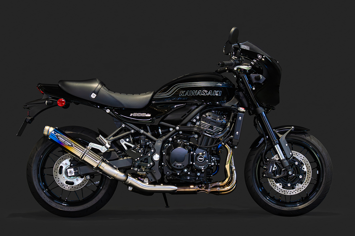 Z900RS(26) 政府認証スリップオンマフラー 100×370焼チタンGP-LOOK