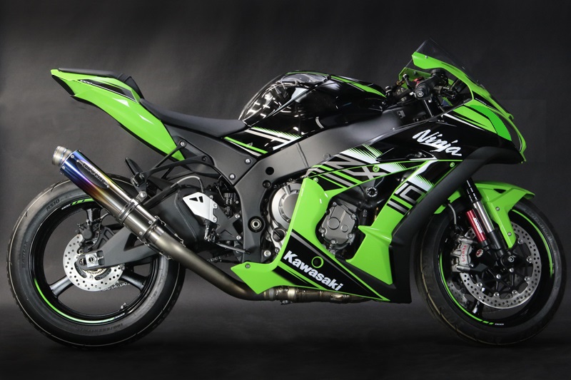 ZX-10R 16~ トリックスター　イカヅチマフラー　チタンスリップオン