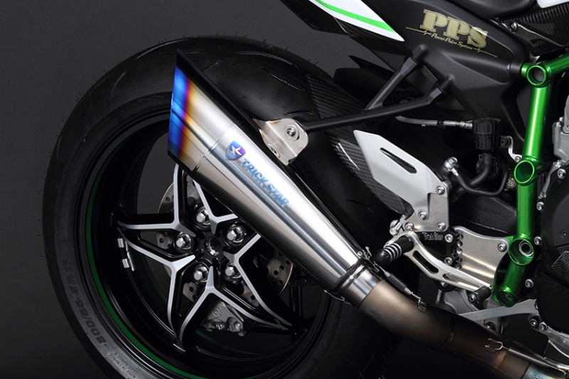 トリックスター / Ninja H2 フルエキゾーストマフラー メガホン (15-)