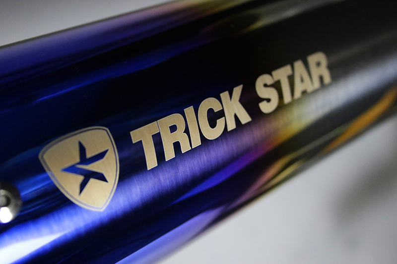 TRICK STAR　ショットガンサイレンサー　焼ステンレス　スリップオン　汎用