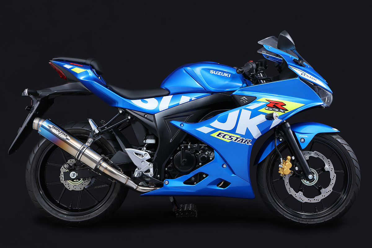 gsxr125 フルエキマフラー