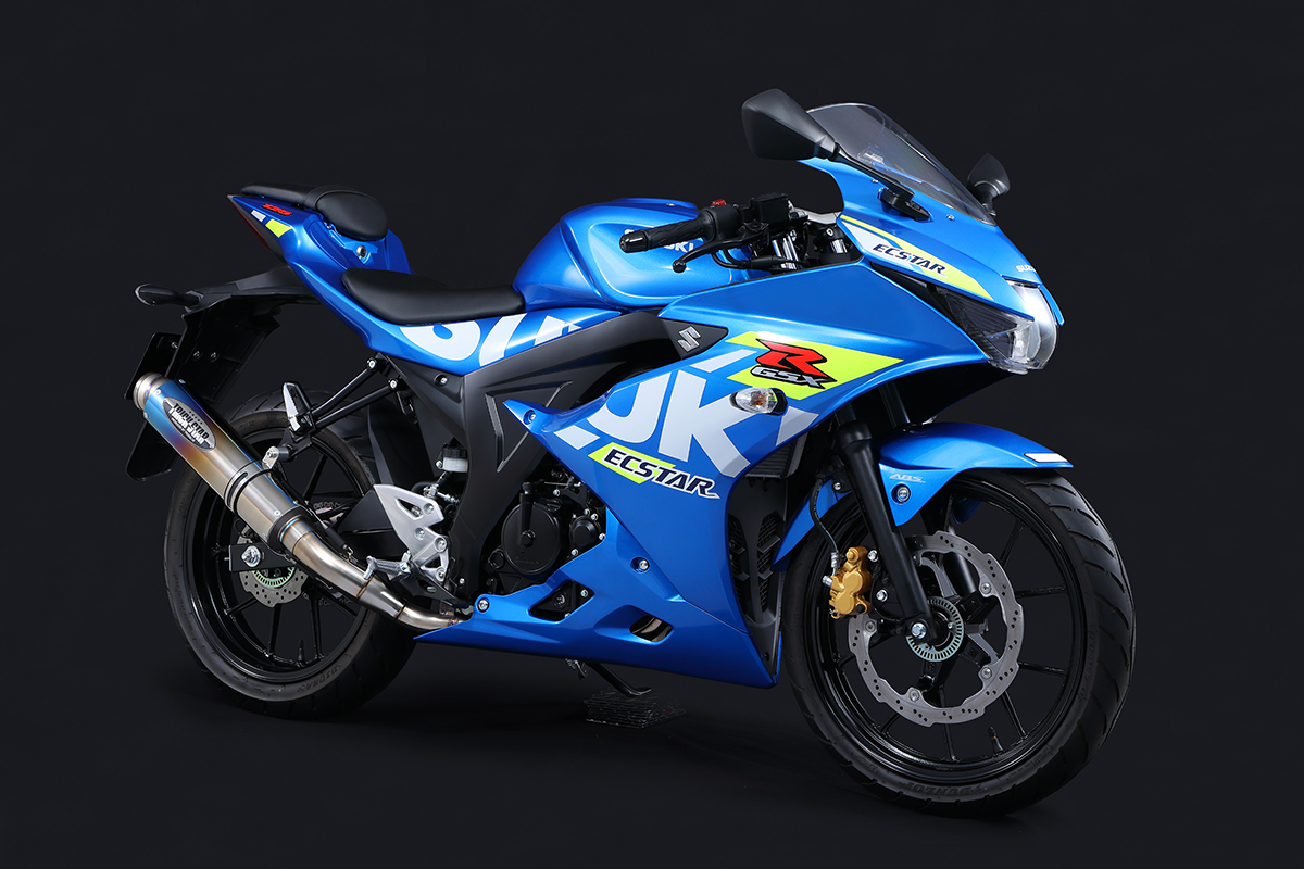 gsxr125 フルエキマフラー