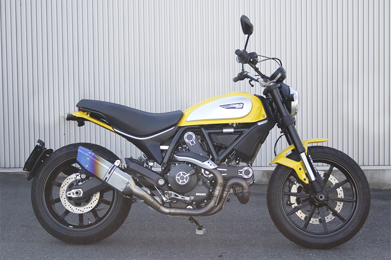 トリックスター / DUCATI SCRAMBLER 政府認証マフラーIKAZUCHI