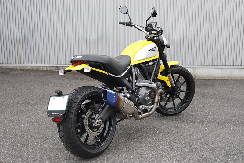 トリックスター / DUCATI SCRAMBLER 政府認証マフラーIKAZUCHI