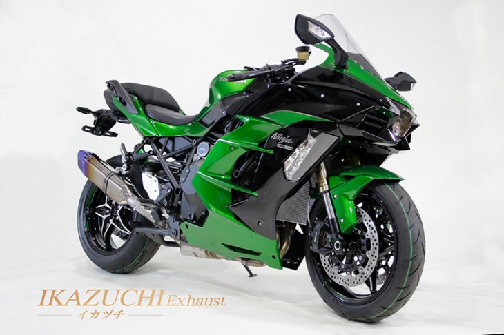 Ninja H2SX、SE,+ スリップオンマフラー IKAZUCHI 2020年モデル対応 ...