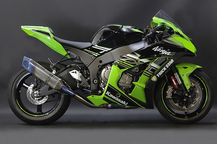 ZX-10R 焼き色付きパイプ　１