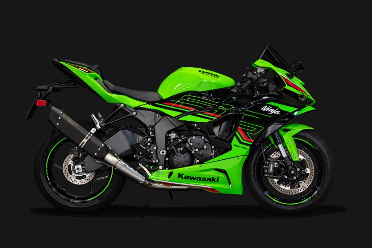 ariariブルーカラー 先行仮予約開始】ZX-6R(24-)政府認証フルエキゾーストマフラー